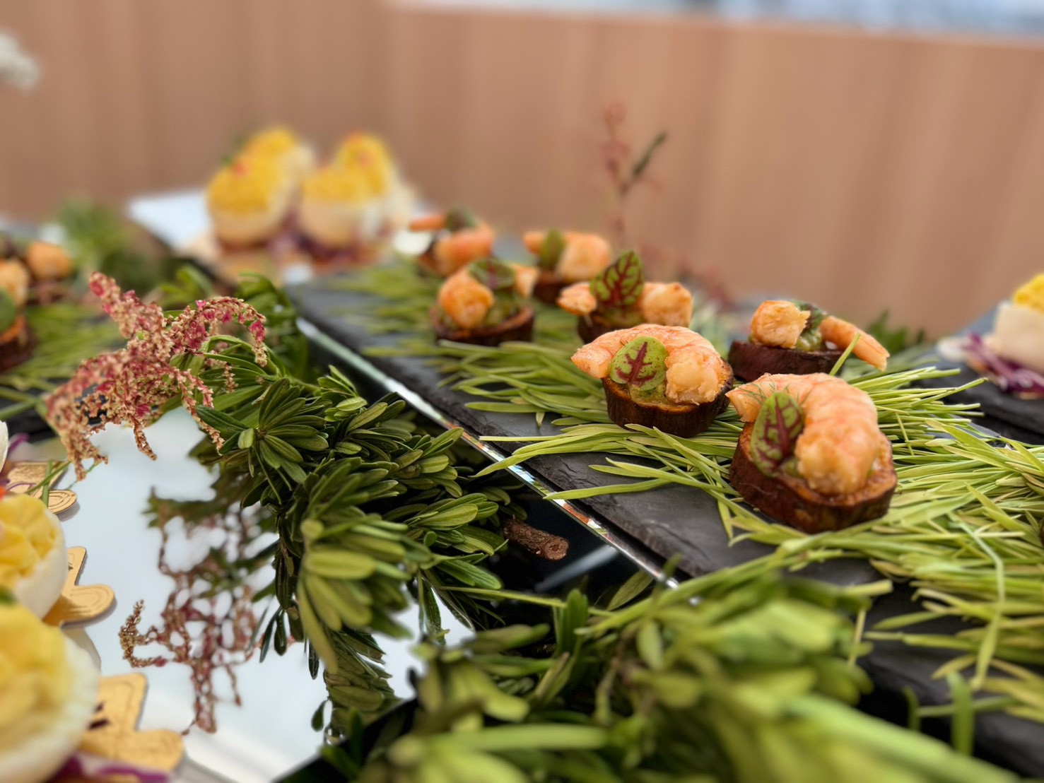 生日派對精緻鹹點外燴餐檯